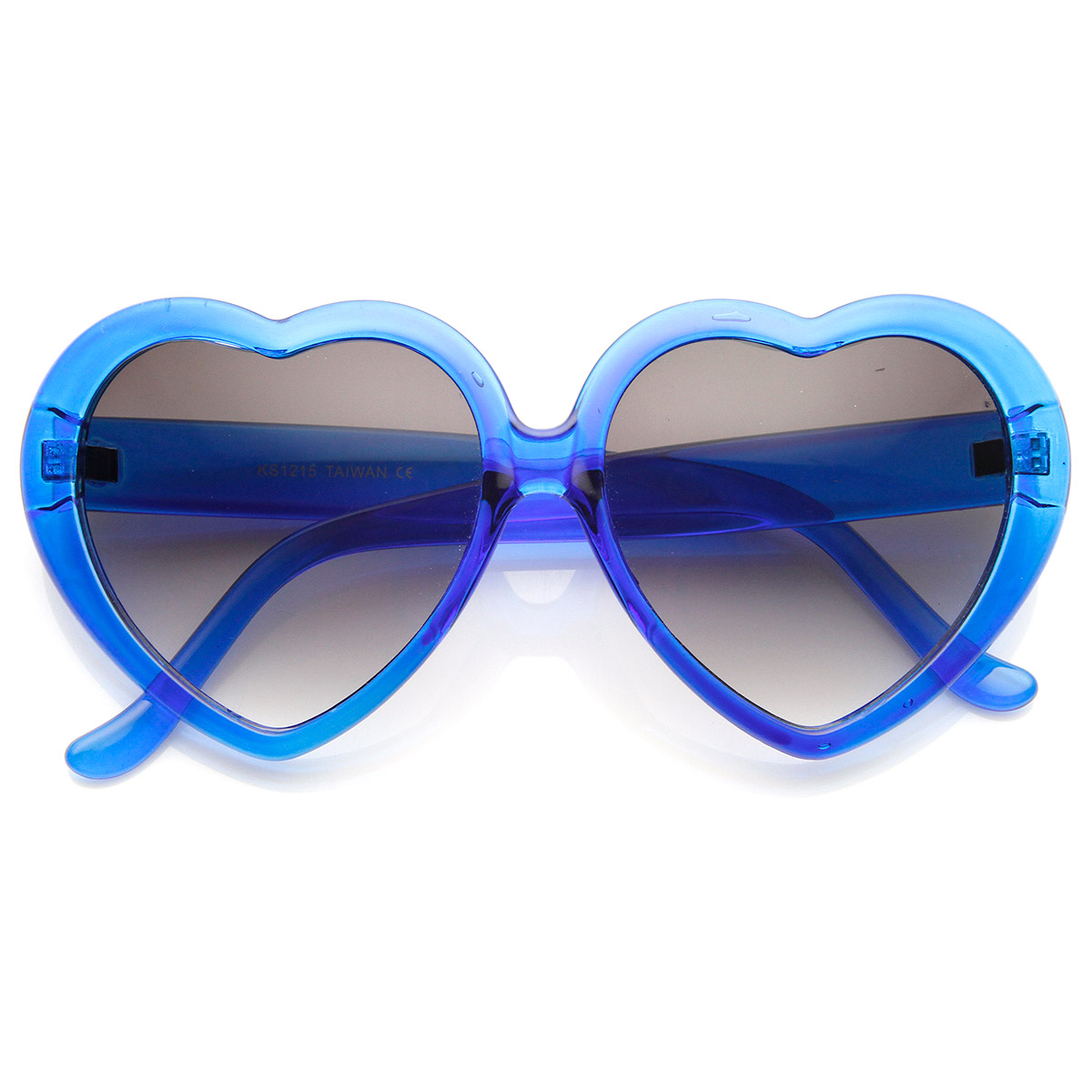 Large Oversized Womens Heart Shaped Sunglasses Cute Love Fashion Eyewear