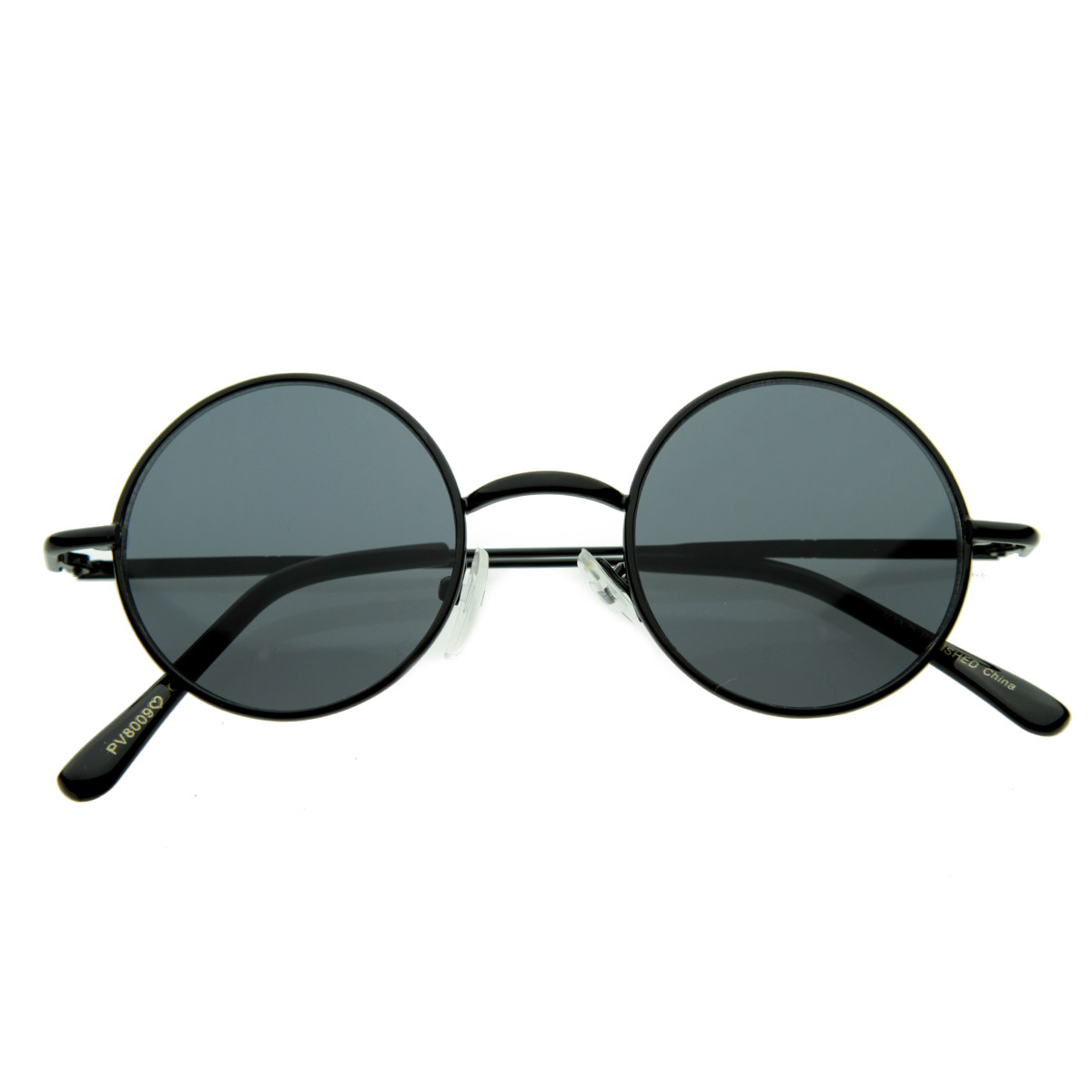 Small Retro Vintage Style Lennon Inspired Round Metal Circle Sunglasses 