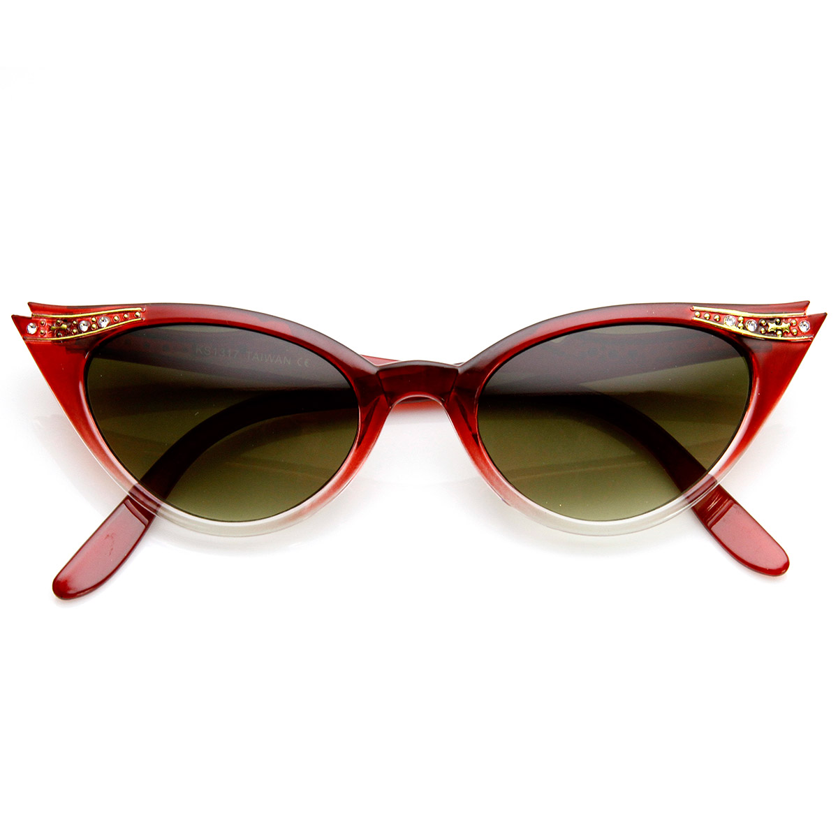 Vintage Inspired Mod Womens Fashion Rhinestone Cat Eye Sunglasses Ebay