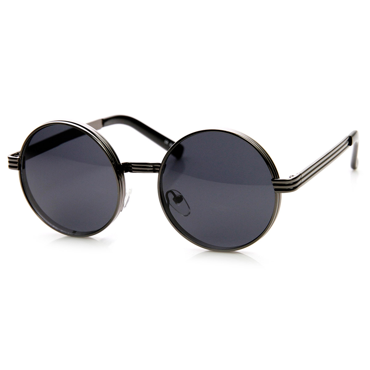 Zerouv Retro Fashion Bold Steampunk Metal Round Sunglasses Ebay 