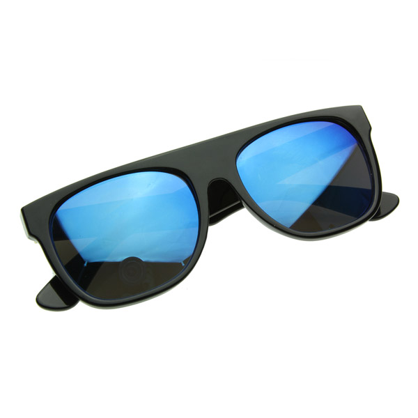   Top Modern Aviator Style Retro Sunglasses w Color Mirrored Lens  