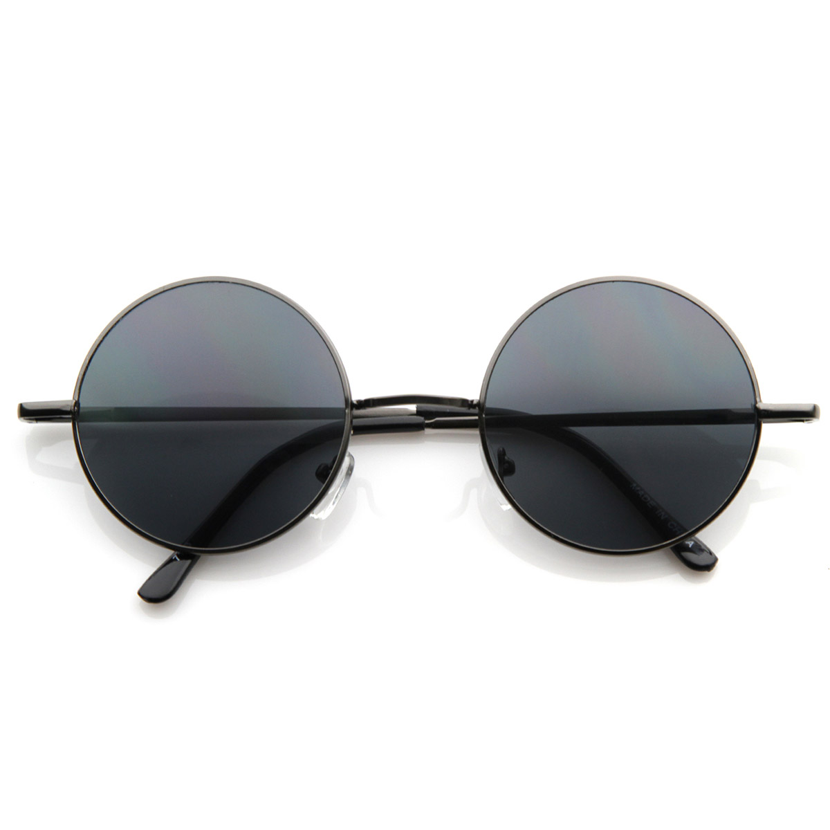 Lennon Style Round Circle Metal Sunglasses w/ Color Lens Tint | eBay