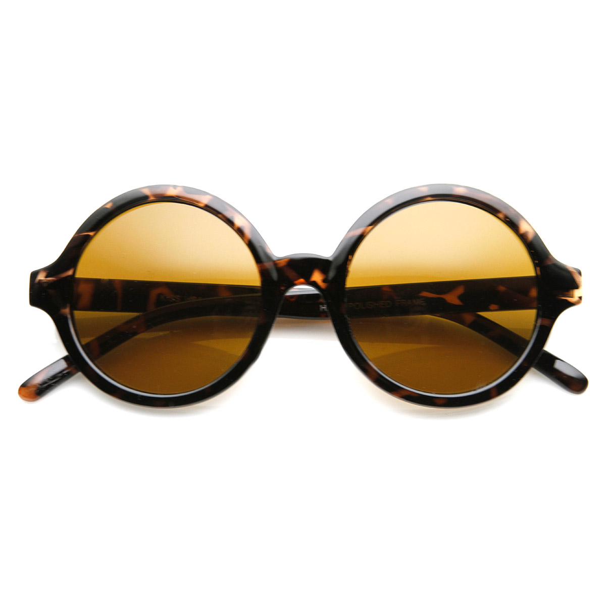 Classic Retro Fashion Round Circle Horned Rim Sunglasses | eBay